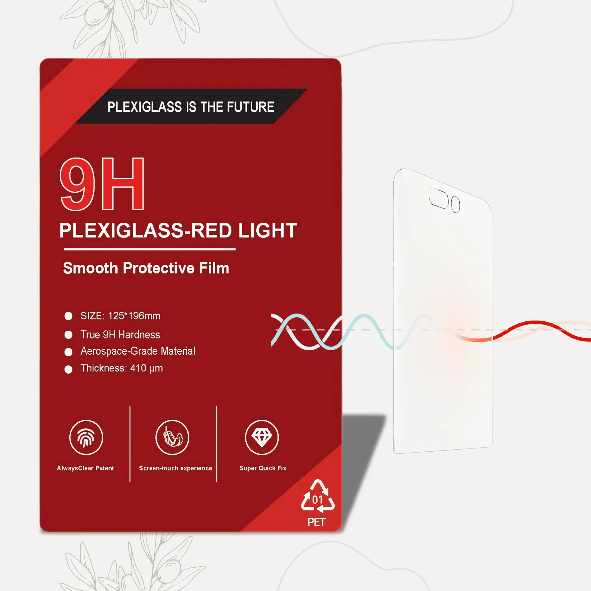 9H Plexiglass Red Light - Image 3