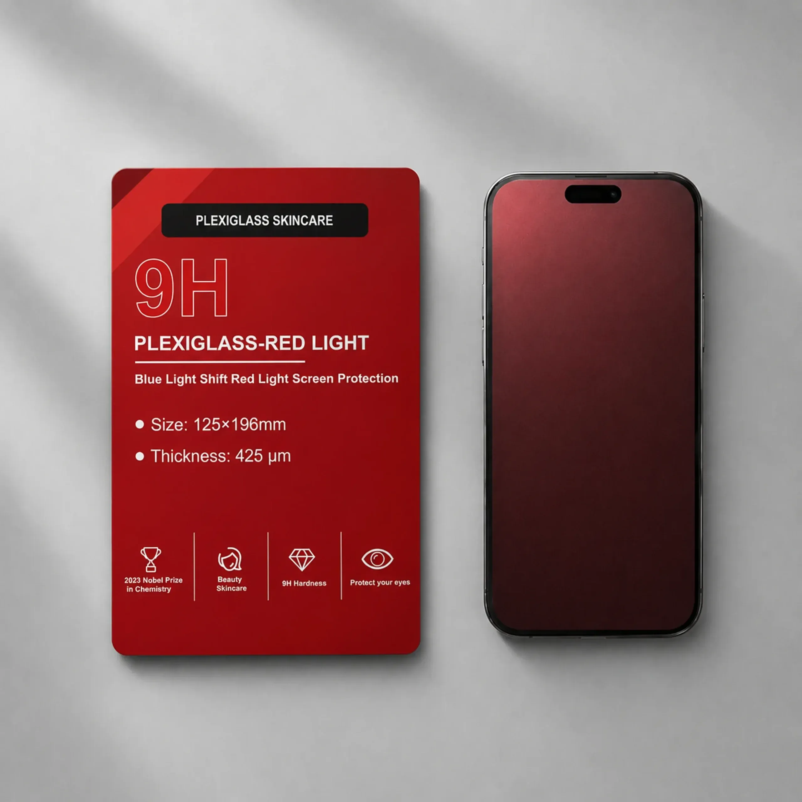 9H Plexiglass Red Light